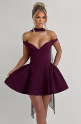 Marla Mini Dress - Cherry Lacquer Dress Babyboo Fashion Premium Exclusive Design