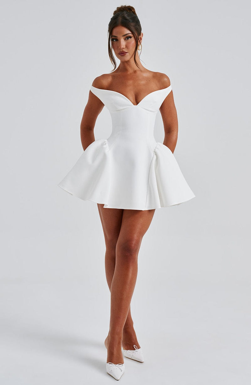 Marla Mini Dress - Ivory Dress Babyboo Fashion Premium Exclusive Design