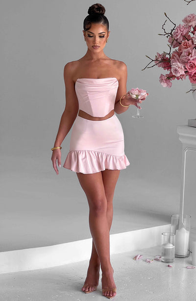 Maura Corset - Blush Tops Babyboo Fashion Premium Exclusive Design