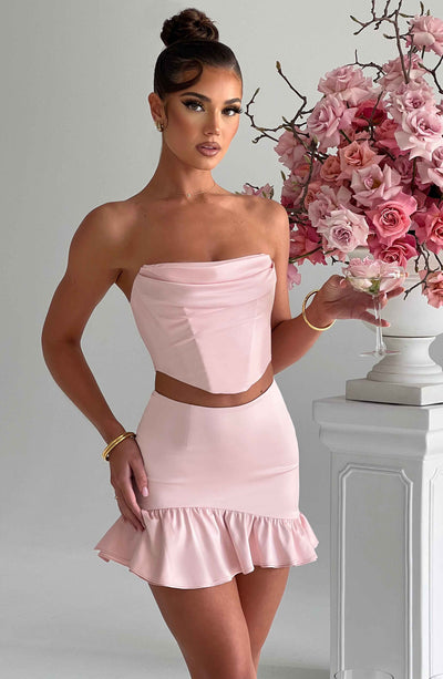 Maura Corset - Blush Tops Babyboo Fashion Premium Exclusive Design