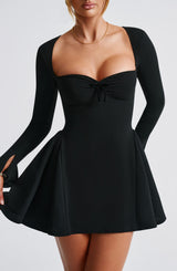 Megan Mini Dress - Black Dress Babyboo Fashion Premium Exclusive Design