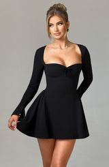 Megan Mini Dress - Black Dress Babyboo Fashion Premium Exclusive Design