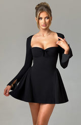 Megan Mini Dress - Black Dress Babyboo Fashion Premium Exclusive Design