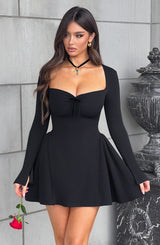 Megan Mini Dress - Black Dress Babyboo Fashion Premium Exclusive Design