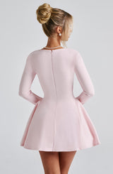 Megan Mini Dress - Blush Dress Babyboo Fashion Premium Exclusive Design