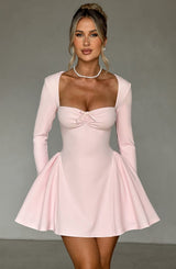 Megan Mini Dress - Blush Dress Babyboo Fashion Premium Exclusive Design