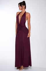 Melania Maxi Dress - Cherry Lacquer Dress Babyboo Fashion Premium Exclusive Design