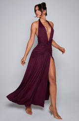 Melania Maxi Dress - Cherry Lacquer Dress Babyboo Fashion Premium Exclusive Design