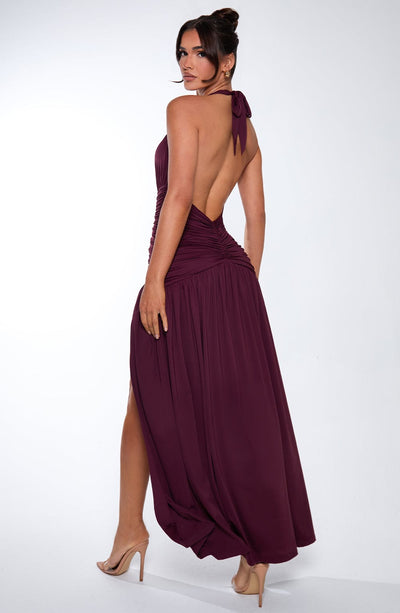 Melania Maxi Dress - Cherry Lacquer Dress Babyboo Fashion Premium Exclusive Design