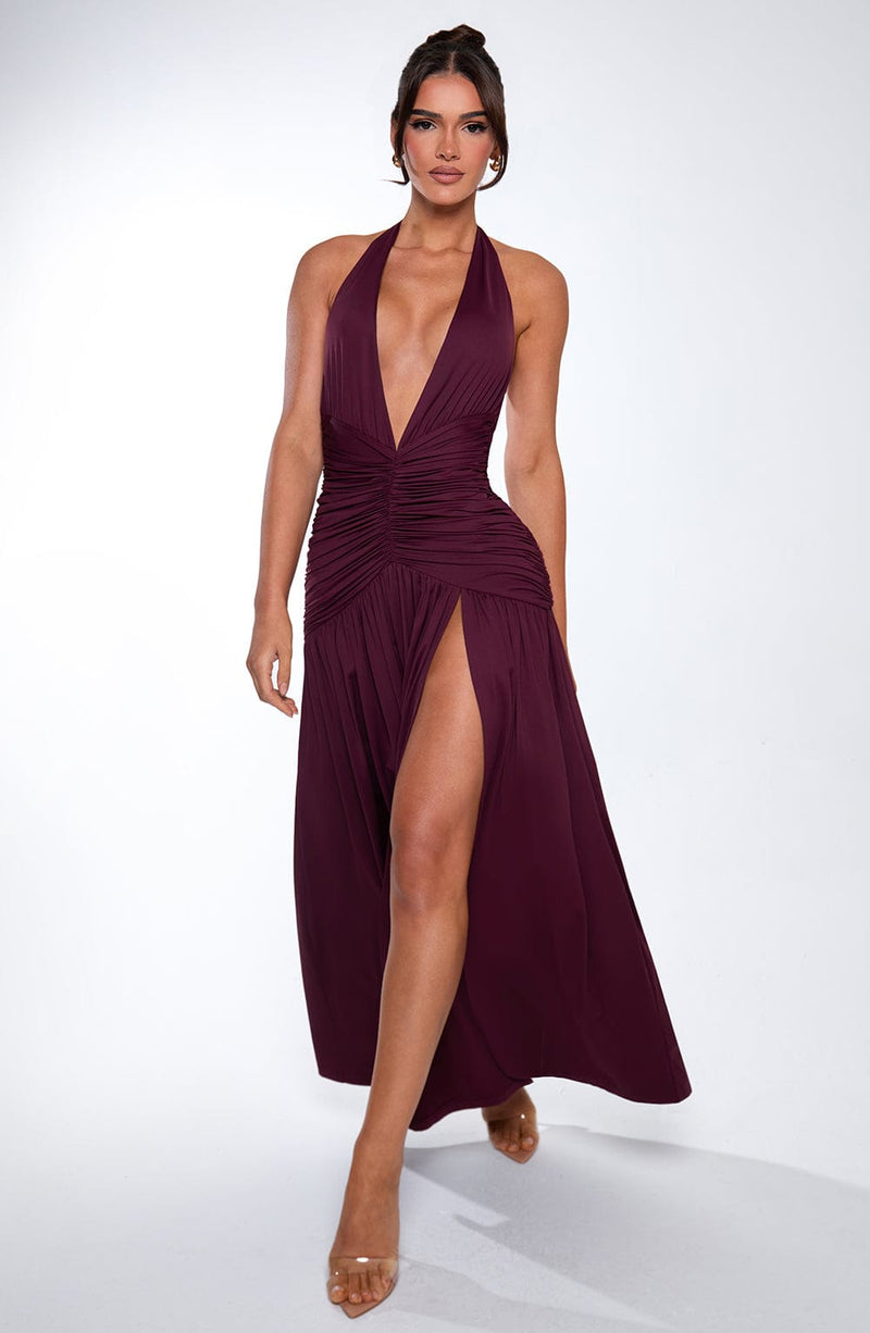 Melania Maxi Dress - Cherry Lacquer Dress Babyboo Fashion Premium Exclusive Design