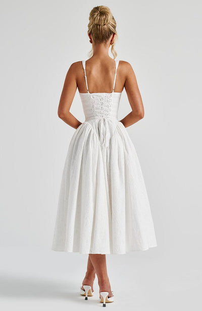 Collective Dress - Monroe Midi Dress - Ivory secondary image