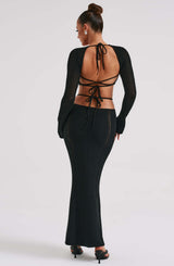 Nadine Maxi Dress - Black Dress Babyboo Fashion Premium Exclusive Design