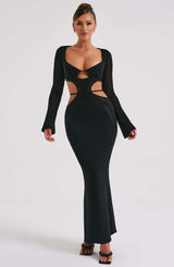 Nadine Maxi Dress - Black Dress Babyboo Fashion Premium Exclusive Design