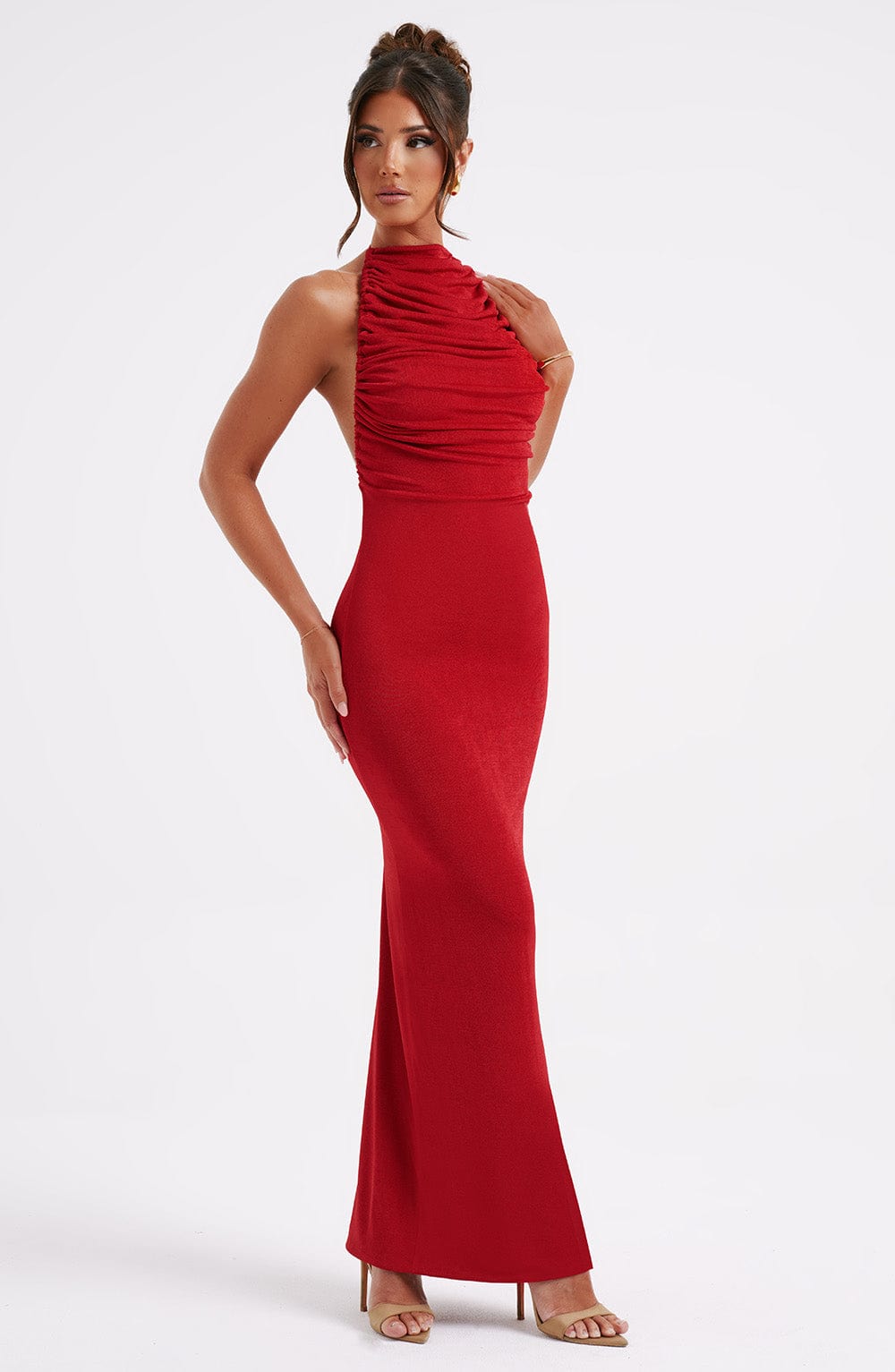 Nicholas red blossom maxi hotsell