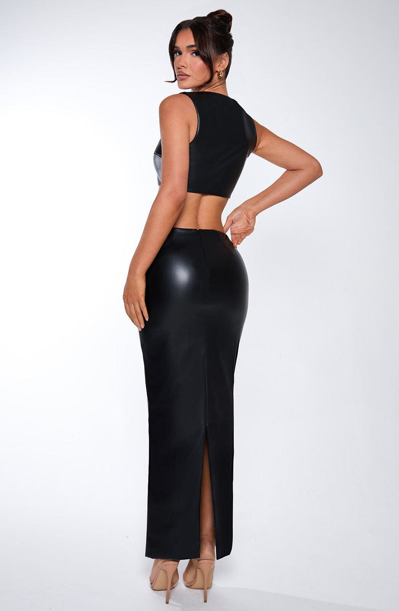 Odetta Maxi Skirt - Black Skirt Babyboo Fashion Premium Exclusive Design