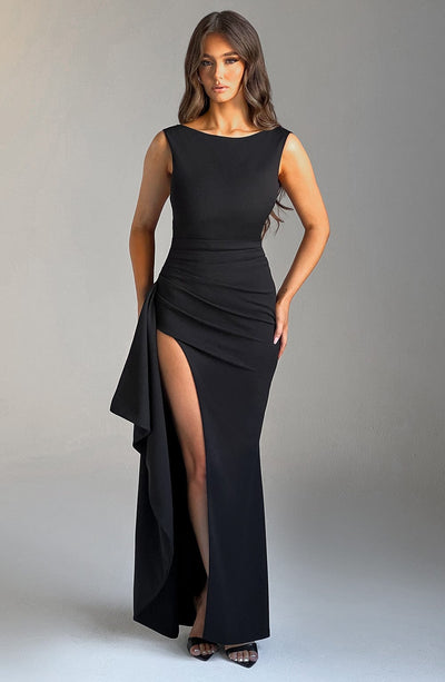 Pandora Maxi Dress - Black Dress XS Babyboo Fashion Premium Exclusive Design