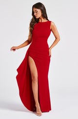 Pandora Maxi Dress - Red Dress Babyboo Fashion Premium Exclusive Design