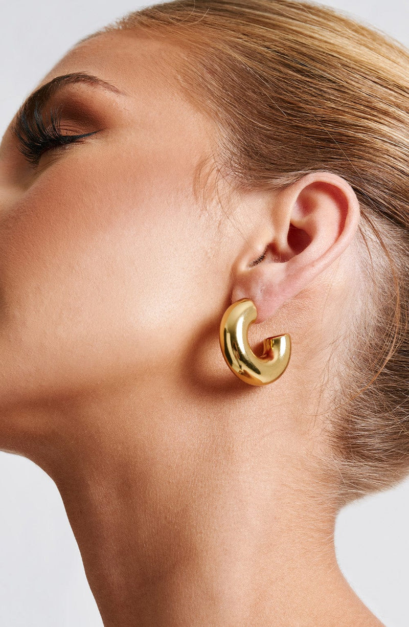 Petra Hoop Earrings - Gold Accessories ONE SIZE Babyboo Fashion Premium Exclusive Design