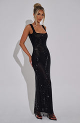 Petra Maxi Dress - Black Dress Babyboo Fashion Premium Exclusive Design