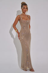 Petra Maxi Dress - Gold Dress Babyboo Fashion Premium Exclusive Design