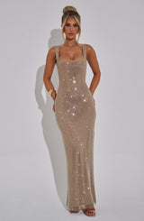 Petra Maxi Dress - Gold Dress Babyboo Fashion Premium Exclusive Design