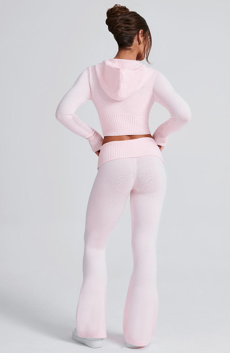 Portia Knit Hoodie - Pink Tops Babyboo Fashion Premium Exclusive Design