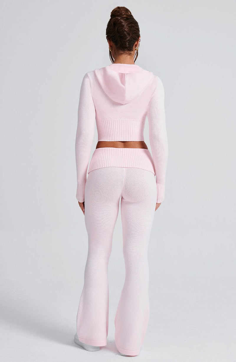 Portia Knit Hoodie - Pink Tops Babyboo Fashion Premium Exclusive Design