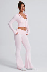 Portia Knit Hoodie - Pink Tops Babyboo Fashion Premium Exclusive Design