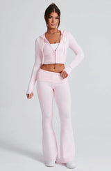 Portia Knit Hoodie - Pink Tops Babyboo Fashion Premium Exclusive Design