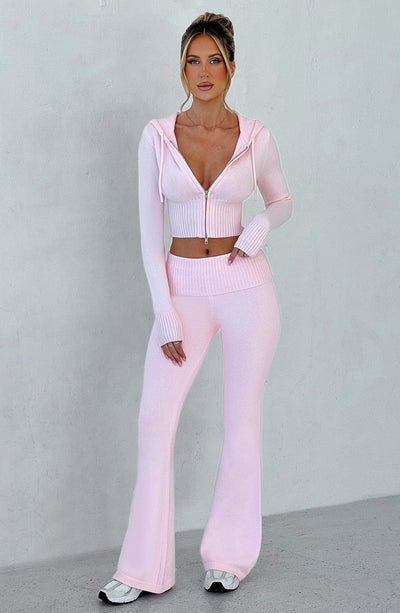 Pink pants set hotsell