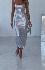 Kyranni Maxi Dress - Silver