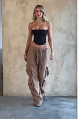 Tinashe Cargo Pants - Tan