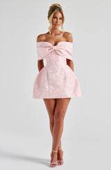 Raquel Mini Dress - Blush Dress Babyboo Fashion Premium Exclusive Design