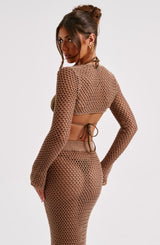 Riella Bolero - Chocolate Tops Babyboo Fashion Premium Exclusive Design