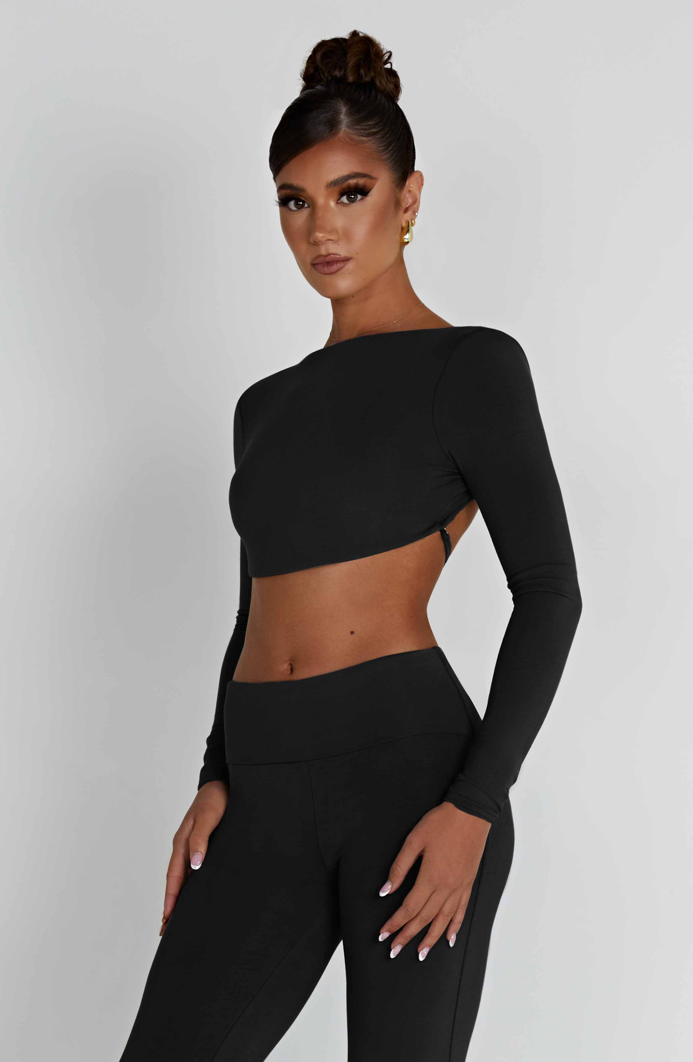 Sahra Top - Black – BABYBOO