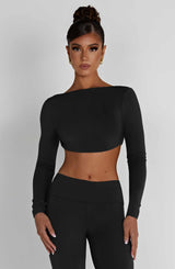 Sahra Top - Black Tops XS Babyboo Fashion Premium Exclusive Design