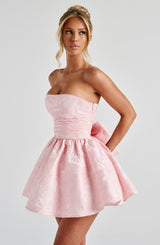 Salome Mini Dress - Blush Dress Babyboo Fashion Premium Exclusive Design