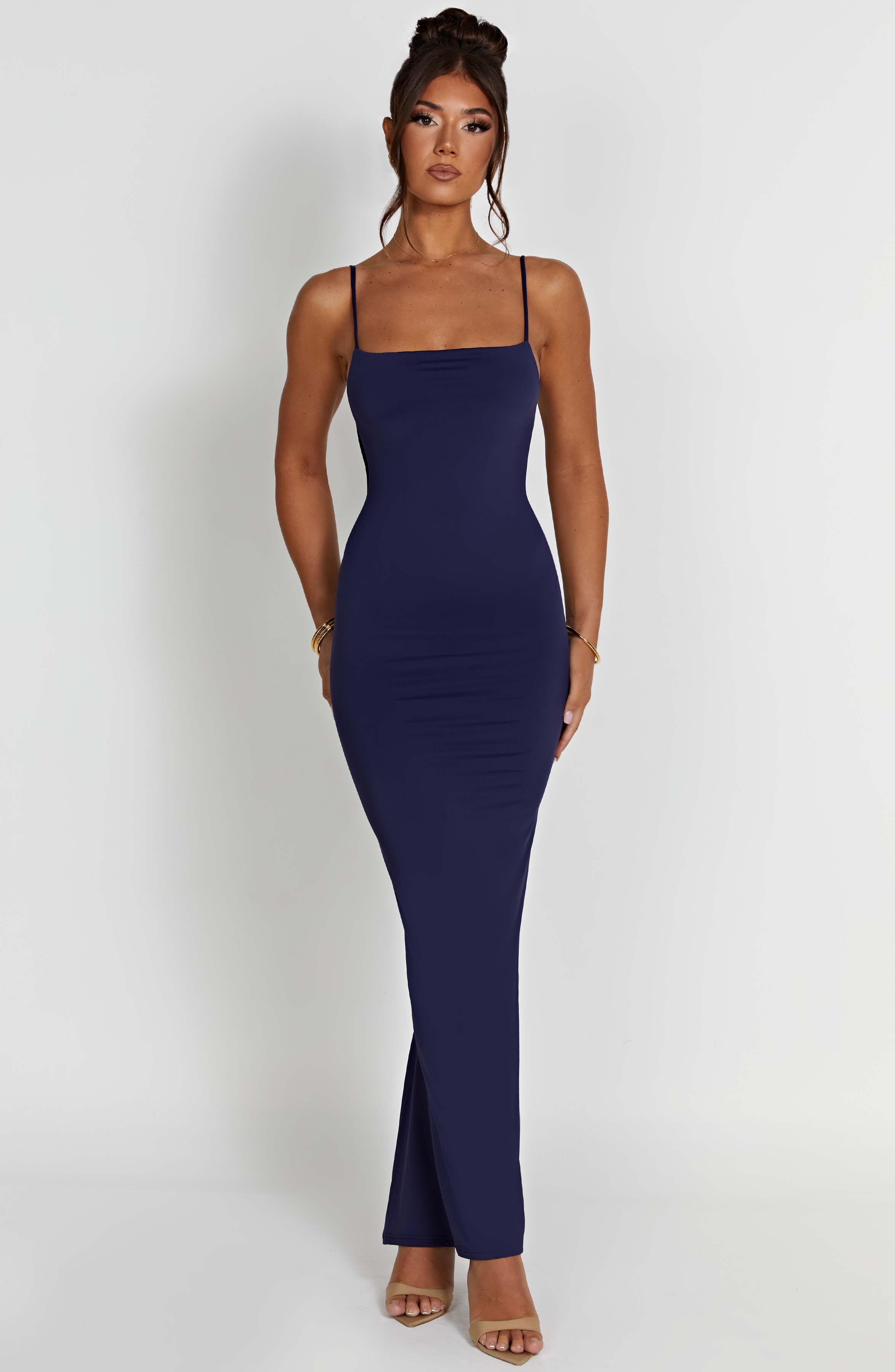 Sanya Maxi Dress - Navy – BABYBOO