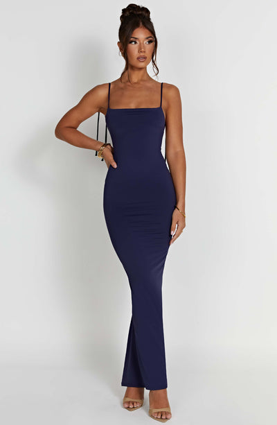 Sanya Maxi Dress - Navy – BABYBOO