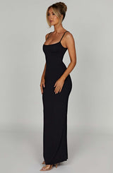 Saskia Maxi Dress - Black Dress Babyboo Fashion Premium Exclusive Design