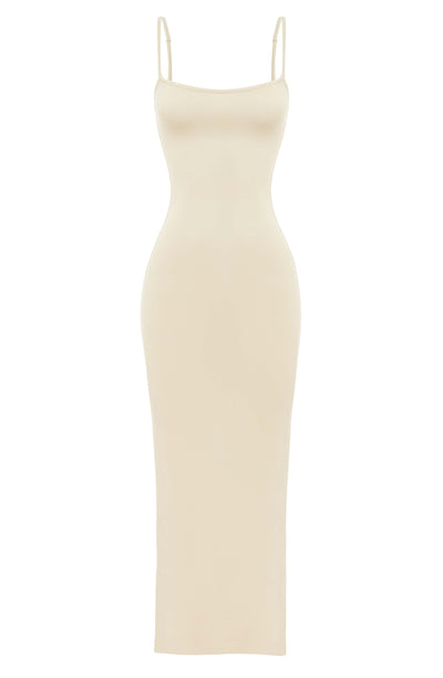 Saskia Maxi Dress - Cream Dress Babyboo Fashion Premium Exclusive Design