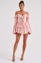 Savanna Playsuit - Pink Playsuit Babyboo Fashion Premium Exclusive Design