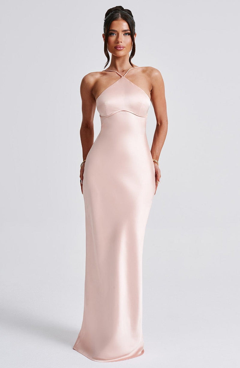 Sinead Maxi Dress - Peach Dress Babyboo Fashion Premium Exclusive Design