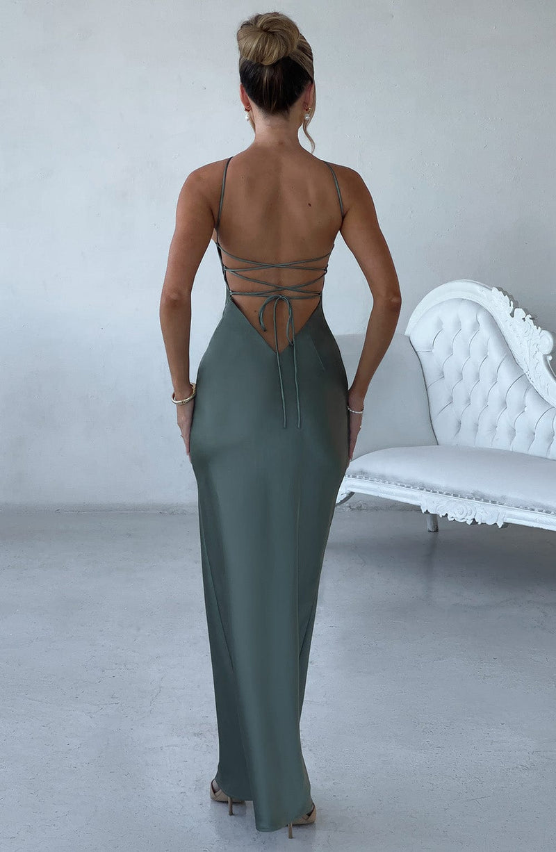 Sinead Maxi Dress - Sage Dress Babyboo Fashion Premium Exclusive Design