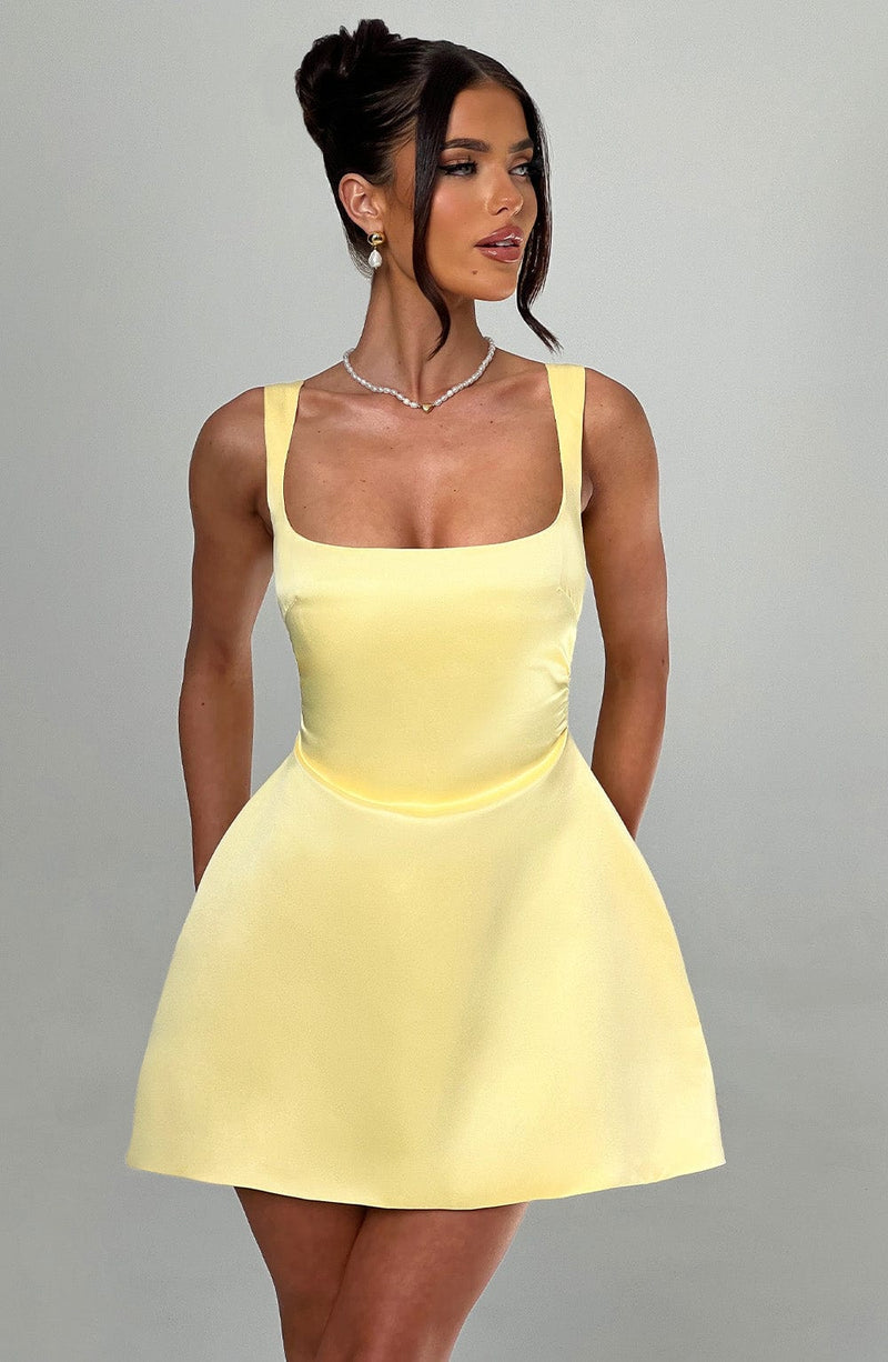 Sofie Mini Dress - Lemon Dress Babyboo Fashion Premium Exclusive Design