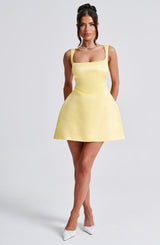 Sofie Mini Dress - Lemon Dress Babyboo Fashion Premium Exclusive Design