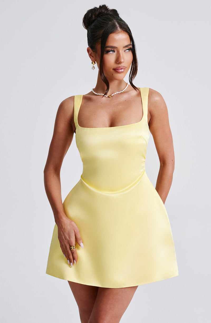 Sofie Mini Dress - Lemon Dress Babyboo Fashion Premium Exclusive Design