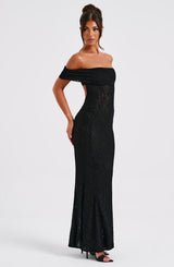 Stephanie Maxi Dress - Black Dress Babyboo Fashion Premium Exclusive Design