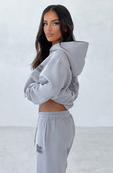 Studio Hoodie - Grey/Charcoal Tops Babyboo Fashion Premium Exclusive Design