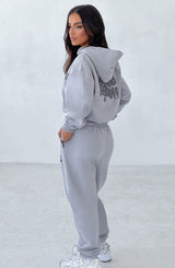 Studio Hoodie - Grey/Charcoal Tops Babyboo Fashion Premium Exclusive Design